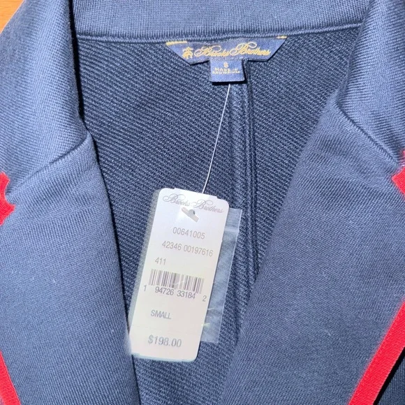Brooks Brothers Dark Blue Blazer with Red Accents - Picture 2 of 3